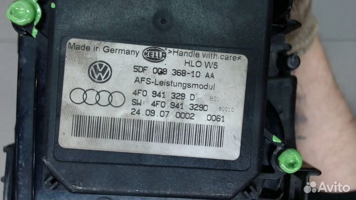 Фара (передняя) Audi A8 (D3), 2008