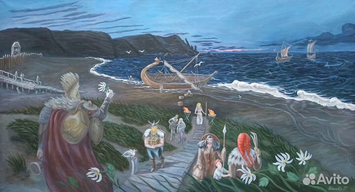 Морской пейзаж/Корабли/Бронь