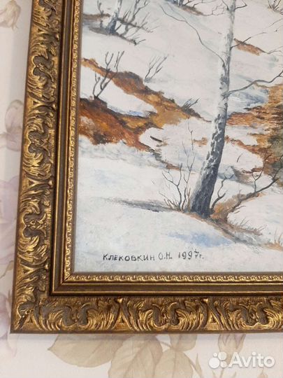 Картина маслом на холсте пейзаж