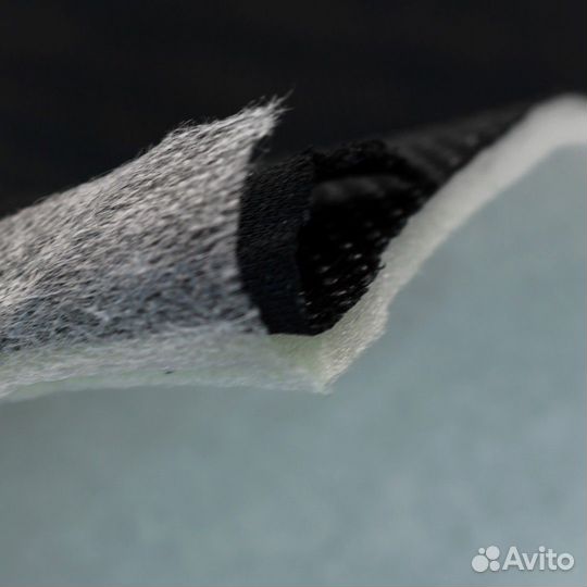 Ткань антислип с поролоном 5 мм, черный