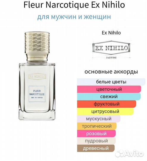 Ex nihilo fleur narcotique, оригинал, парфюм, духи