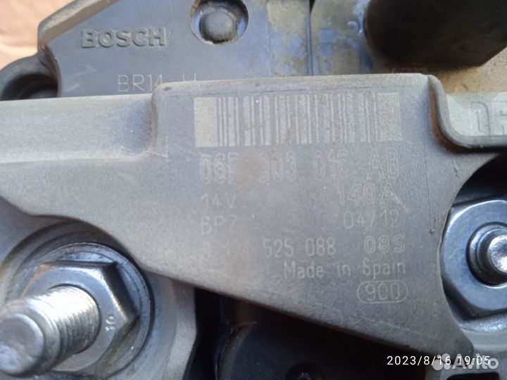 Генератор Bosch 140А 0124525088 восстановленный