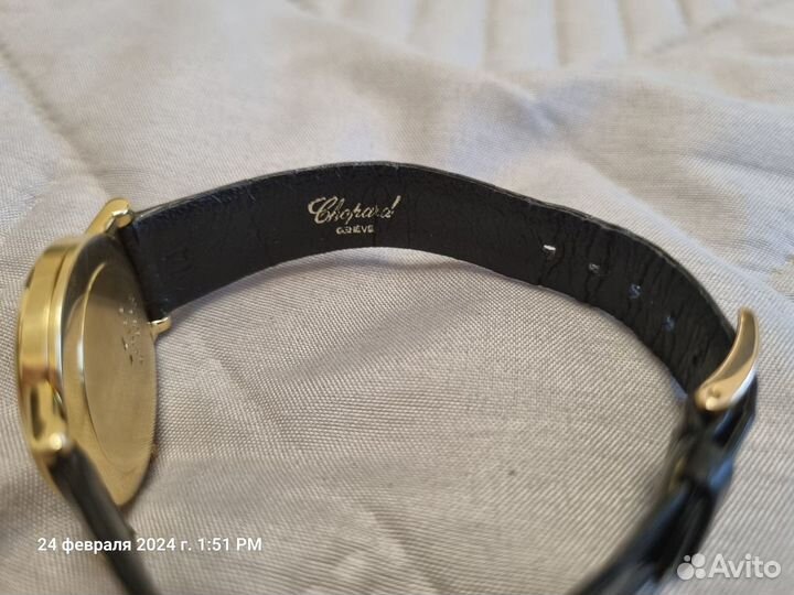 Женские, золотые часы 750 проб Chopard genèva Ориг