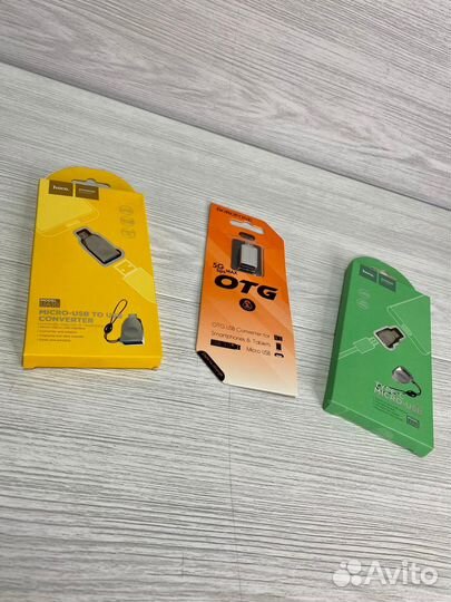 Переходник OTG Micro USB- USB Type-C -USB Lighting