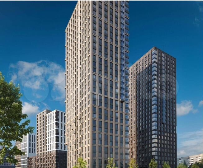 2-к. квартира, 43,1 м², 17/32 эт.