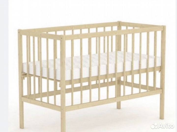 Отдам бесплатно десткую кроватку с матрасом