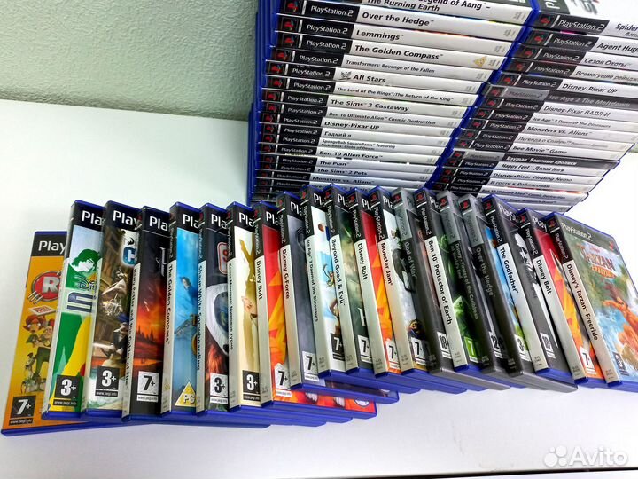 60 дисков Sony PS2 (лицензия)