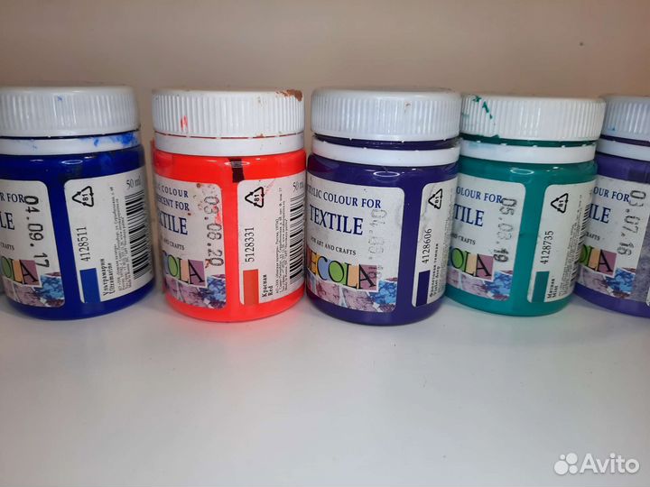 Акриловые краски для ткани