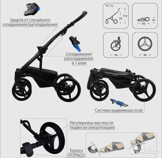 Коляска 2 в 1