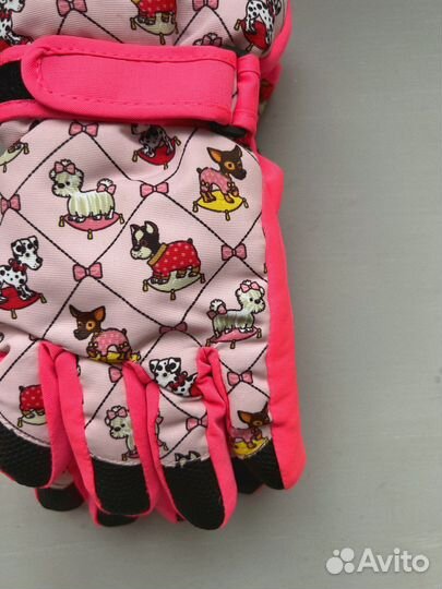Дизайнерские перчатки 5-7 лет