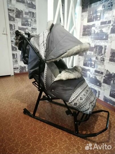 Коляска санки