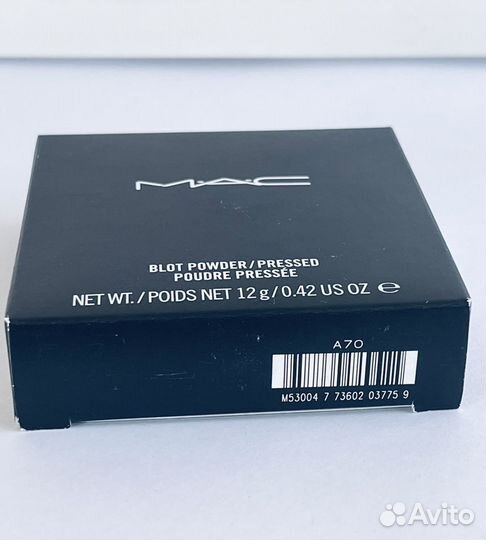 Mac blot powder Пудра #Medium dark Оригинал новая