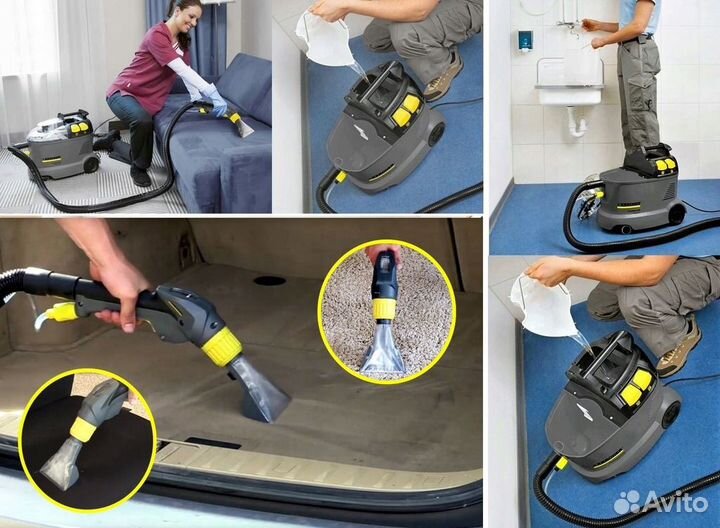 Аренда моющего пылесоса karcher puzzi 8 1