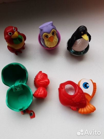 Киндер детеныши/малыши в яйце, неваляшки