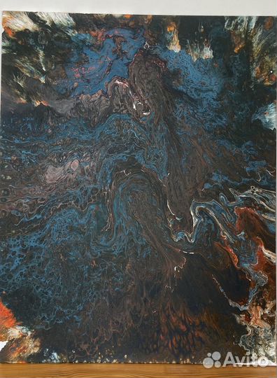 Картина абстракция акрил