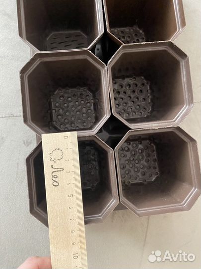 Горшки для рассады, транспортировочные кашпо