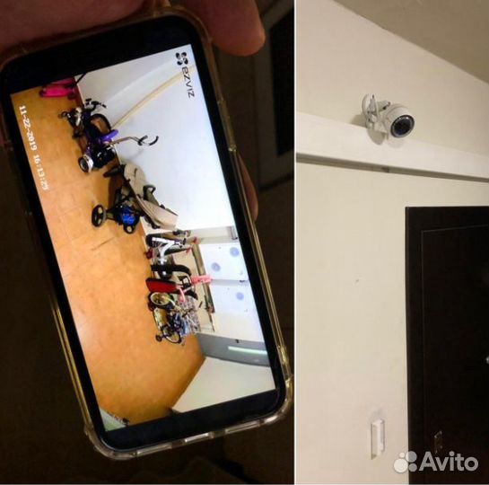 Установка камер видеонаблюдения