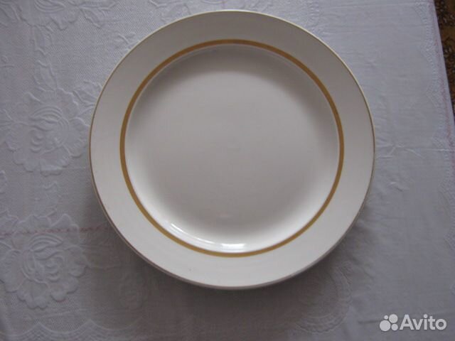 Блюдо фарфоровое СССР, 35 см диаметр