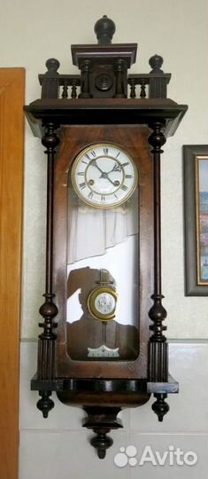 Старинные настенные часы Mauthe с боем