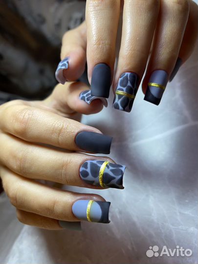 Наращивание ногтей/покрытие гель-лак