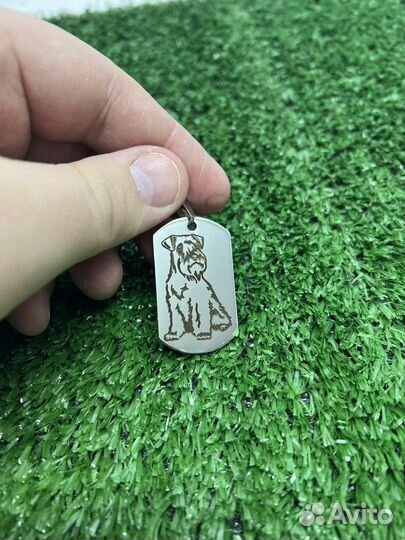 Армейский жетон, адресник для собак