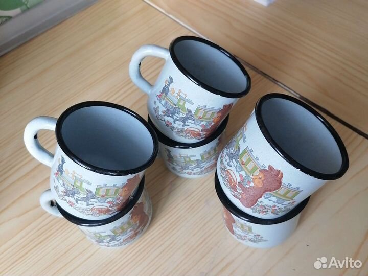 Кружки эмалированные