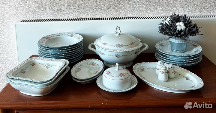 Старинный немецкий сервиз