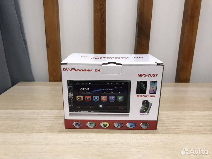 Магнитола pioneer 2din