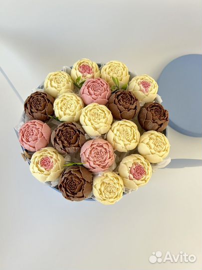 Шоколадные цветы