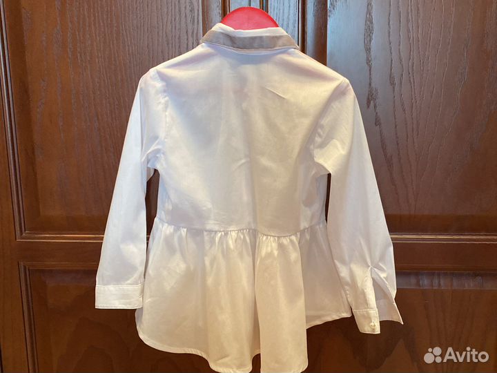 Рубашка новая Guliver 110 рост с бархатной отдел