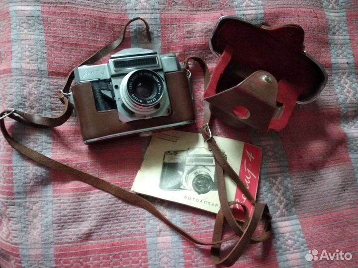 Фотоаппарат Зенит 4 со вспышкой