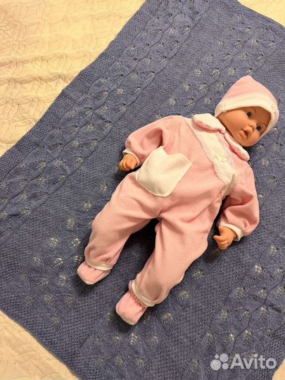 Плед детский вязаный ручная работа