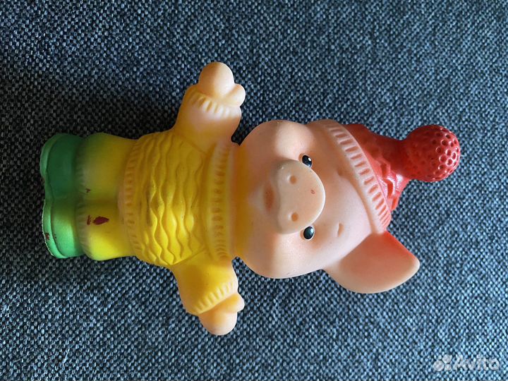 Резиновая игрушка Хрюша