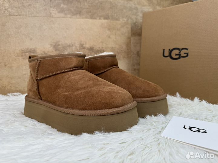 Ugg Classic Ultra Mini Platform Chestnut