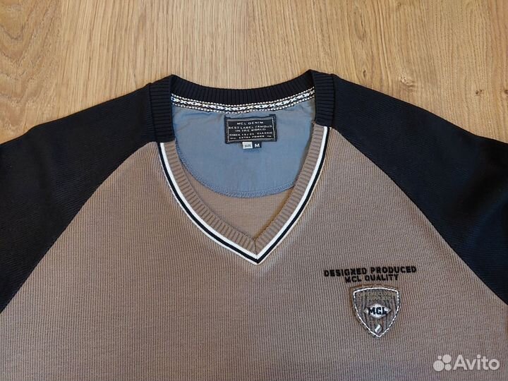 Джемперы бежевый мужской М (48)