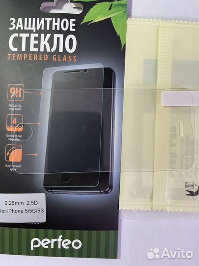 Защитное стекло для iPhone 7, 7+, 6s, 6s+, 5/5c/5s