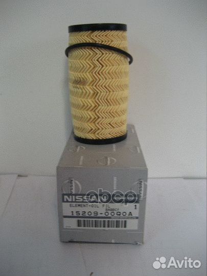 Фильтр масляный Nissan/Оригинал/ 1520900Q0A nissan
