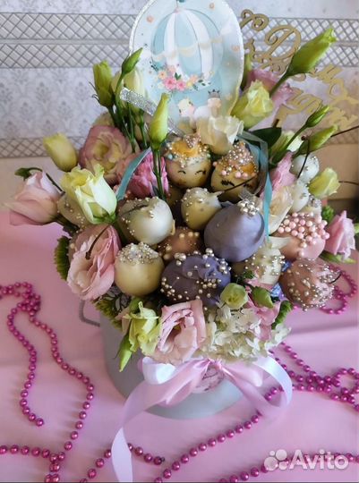 Букет из клубники в шоколаде