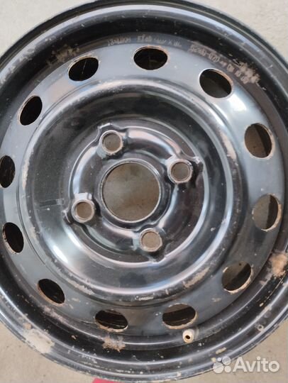 Заводские штампованные диски на Киа пикант r13