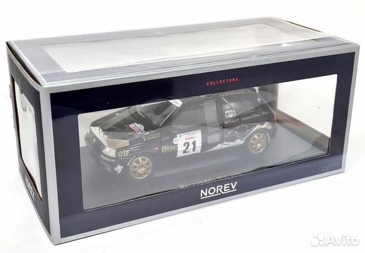 Рено Renault Clio Ралли 1993 Norev 1:18 185228