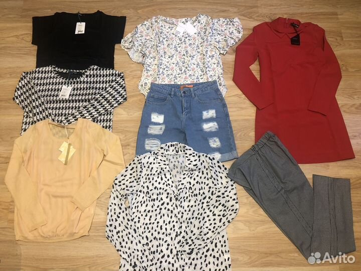 Новая одежда пакетом на девушку