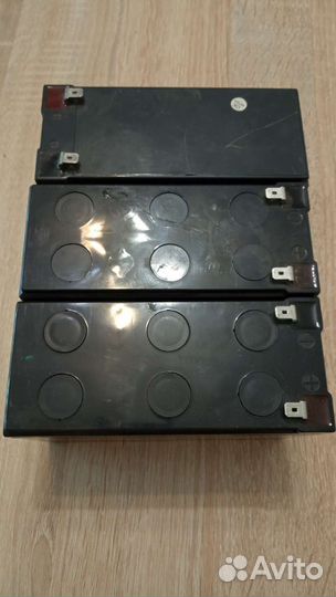 3 Аккумулятора для ибп 12В по одной цене