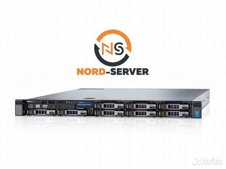 Cервер dell R630 8SFF E5-2620 v3 16GB