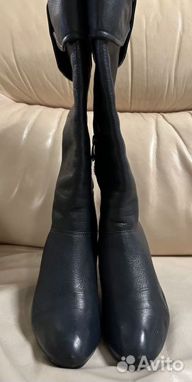 Сапоги женские натуральная кожа Италия,38