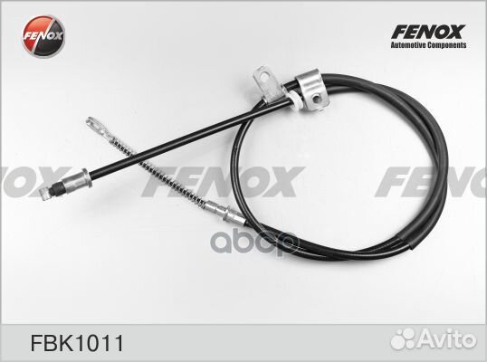 FBK1011 Трос ручного тормоза chevrolet lanos 05