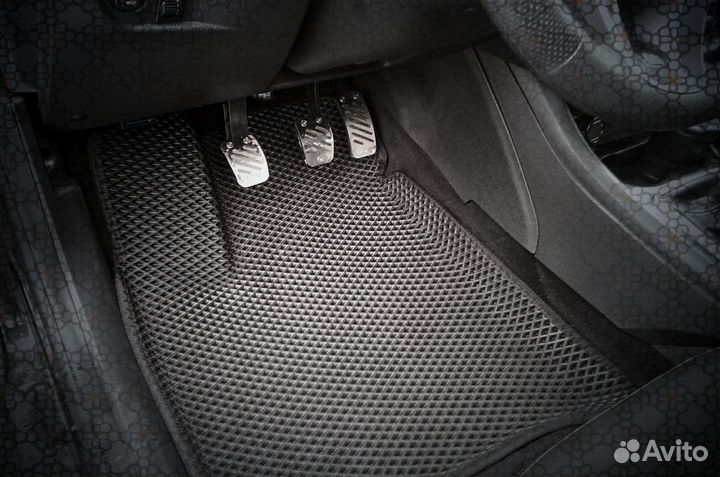 EVA коврики с бортами на hyundai tucson 2