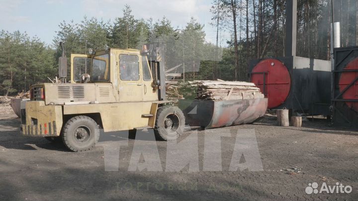 Углевыжигательные печи двухретортные до 50 тонн/ме