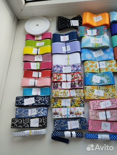 Набор репсовых и декоративных лент для творчества