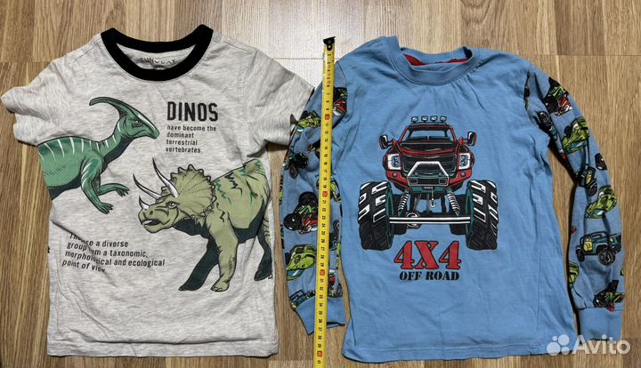 Пакет вещей для мальчика 110 штаны, футболка шапка