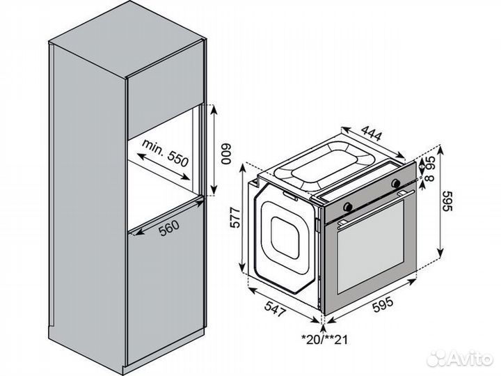 Духовой шкаф Kuppersberg HF 607 B